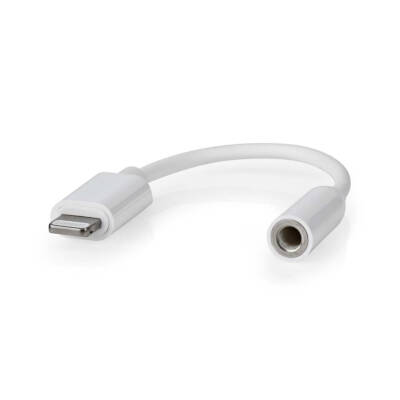 Nedis Lightning adapter 8-Pins, mini jack 0.10m